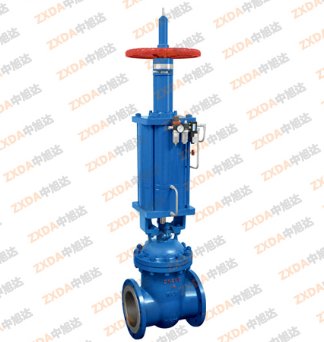 气动带手动闸阀