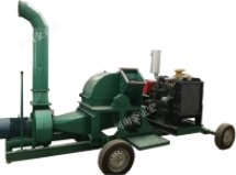 柴油移动木屑机