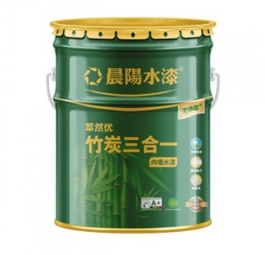 萃然优竹炭三合一内墙水漆