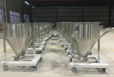 移动式入料罐