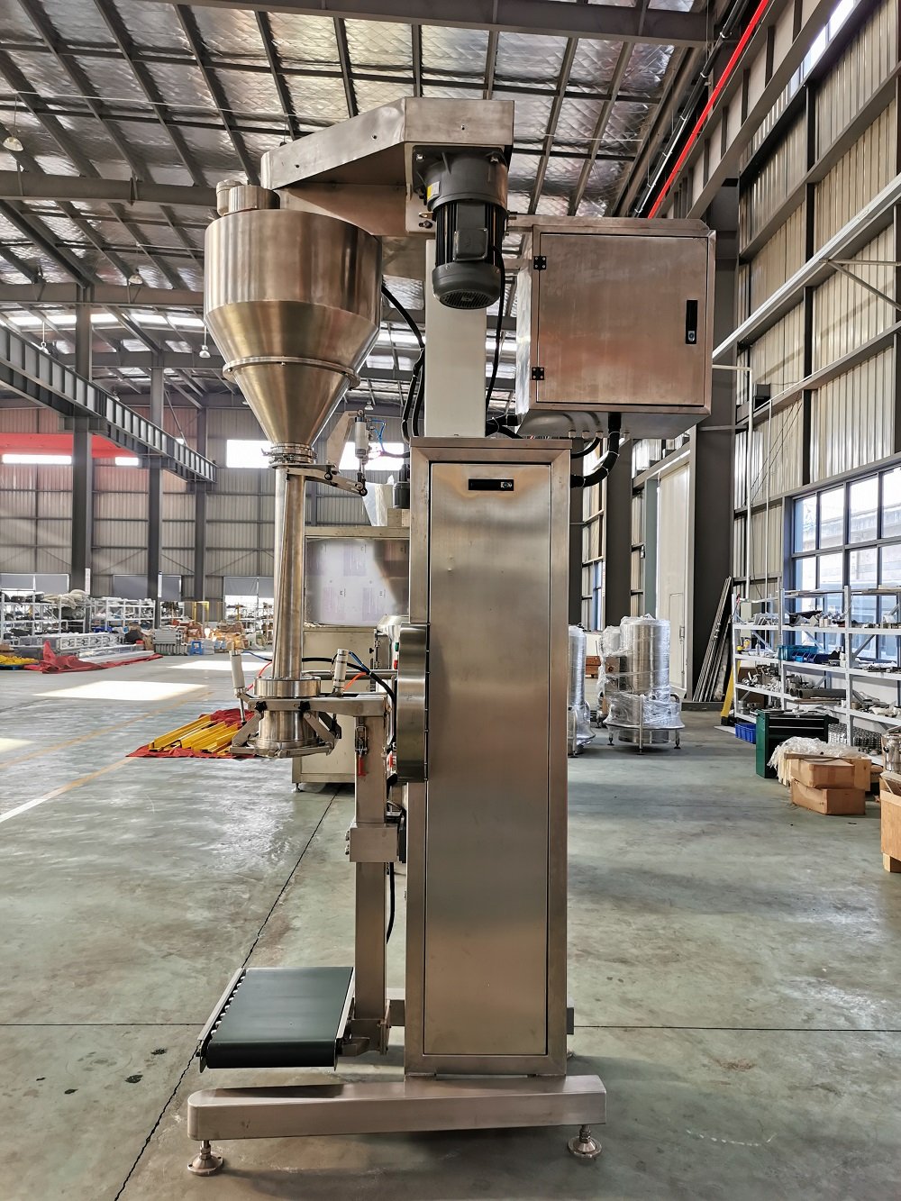 勃诚升降式充填包装机