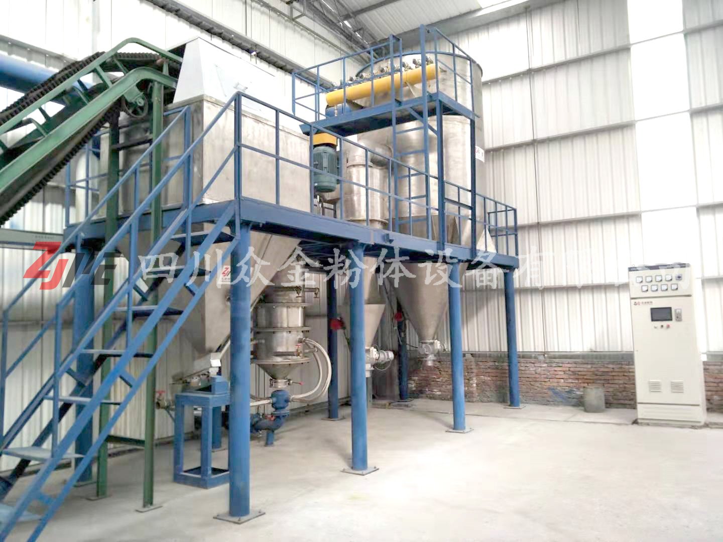 废旧电池材料粉碎分离系统，电池正负极材料生产线