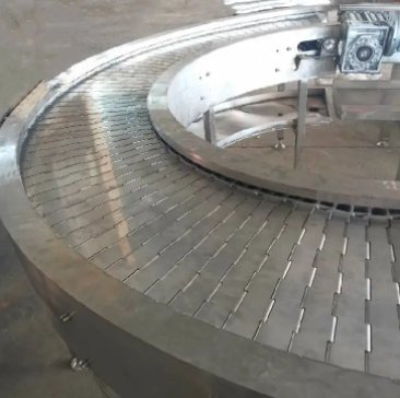 转弯链板流水线