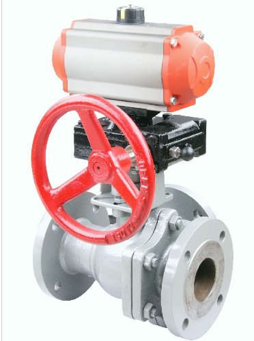 气动三通球阀Q644F