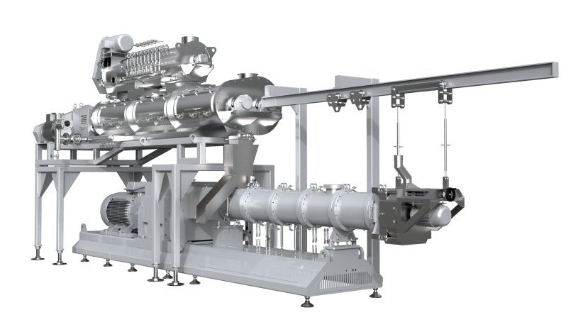 H系列水产饲料双螺杆膨化机
