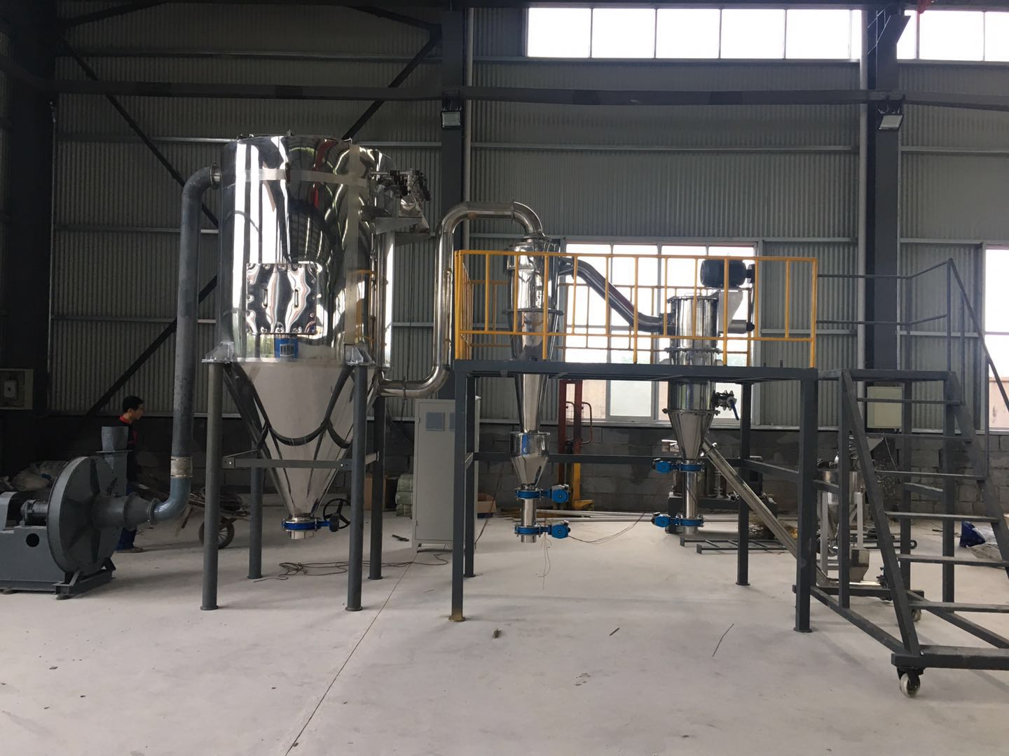 FW卧式单转子气流分级机