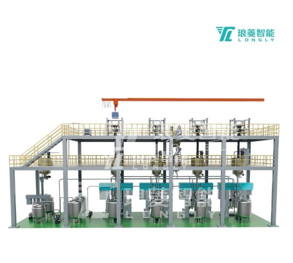 双行星匀浆自动化产线