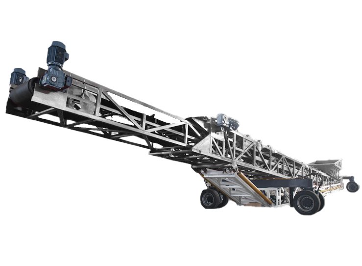 轮胎式移动堆料机