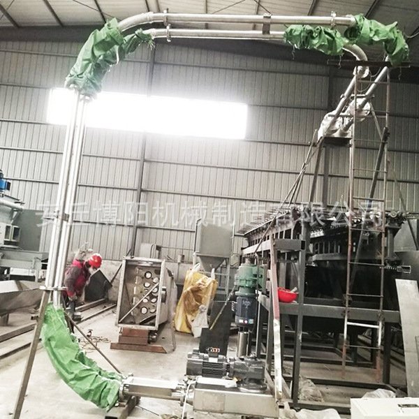 钙粉管链式输送设备、粉料管链输送机