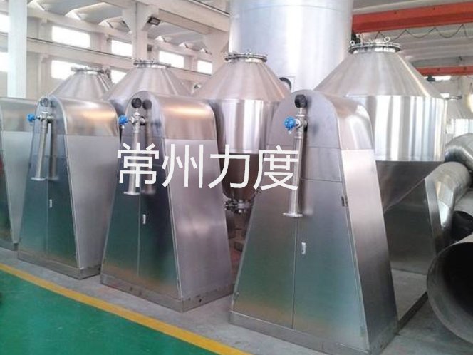 大型电加热石英砂专用搪瓷双锥回转真空干燥机