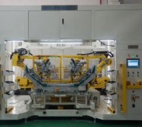 双工位柔性冲焊粘工作站