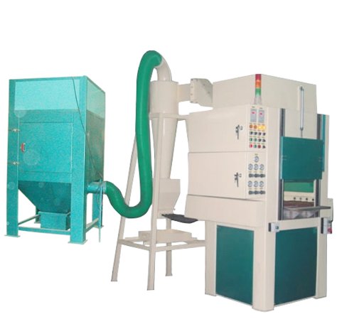 JCK辊轴专用半自动喷砂机