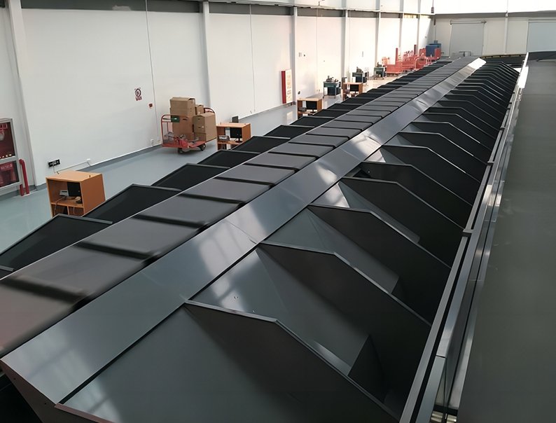 直线交叉带分拣机