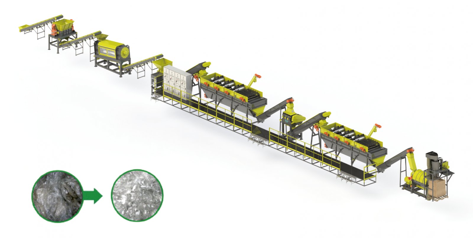 废旧塑料回收处理系统