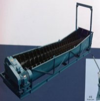 双螺旋槽式洗矿机