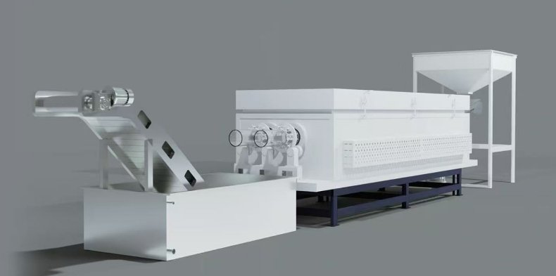 三胜石英双管焙烧炉