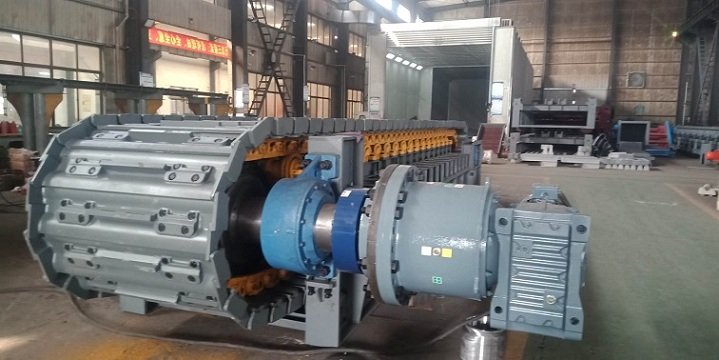 双向输送重型板式给料机