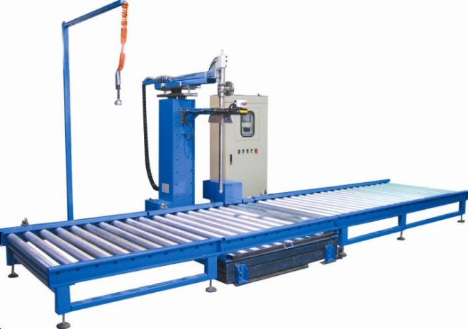 单枪头摆臂式自动定量灌装机（带防爆系统）