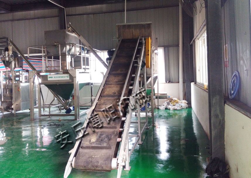 袋装粉末自动破袋机，25kg自动破袋上料机无粉尘