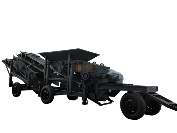 轮胎式移动破碎站