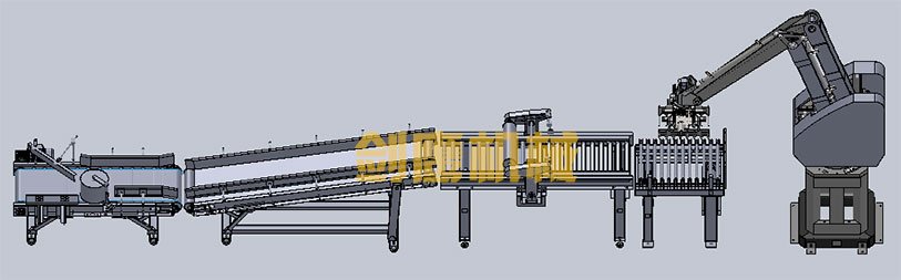 配套半自动或全自动包装线