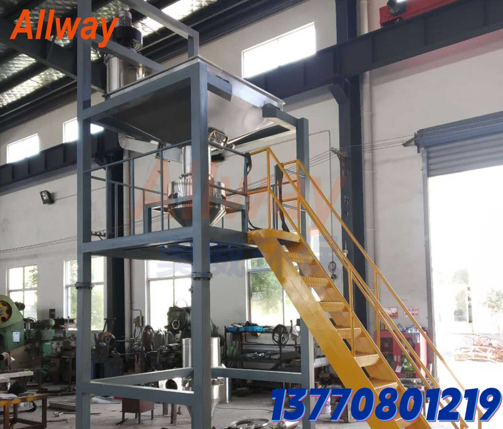 AW-DJ 大袋卸料机-解袋式吨袋拆包机