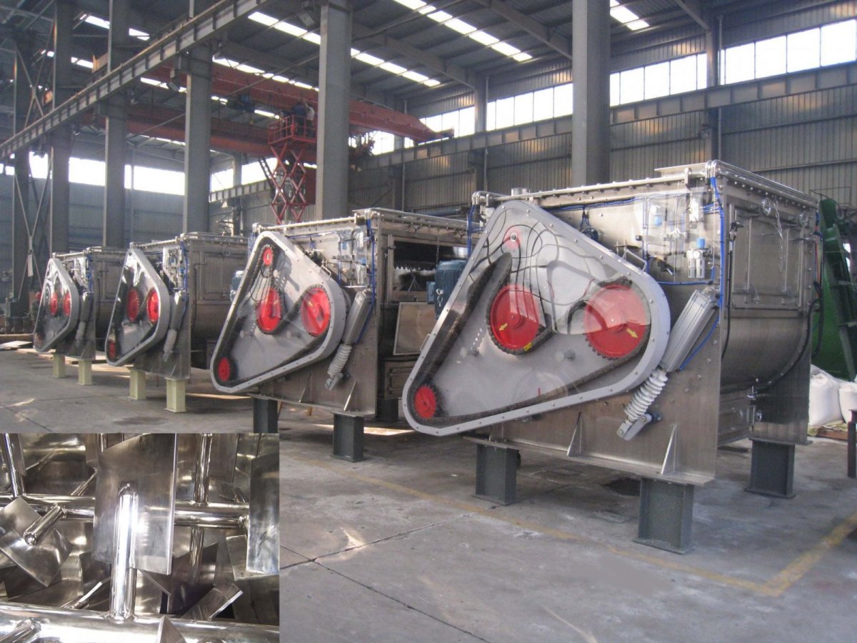 双轴桨叶混合机