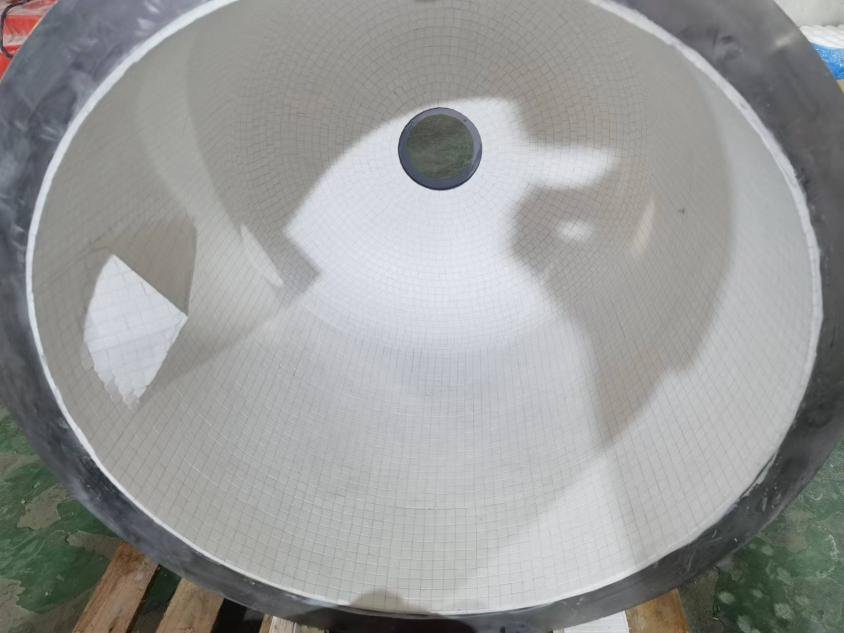 设备内衬陶瓷层加工