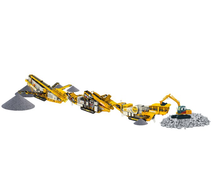 硬岩破碎生产线