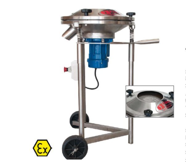 西班牙Filtra工业用移动圆形振动筛