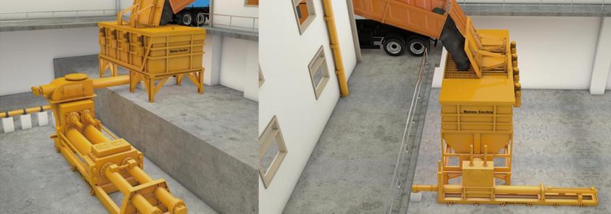 污泥仓储泵送系统