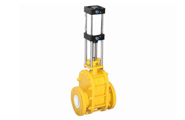 气动陶瓷双闸板阀（法兰）