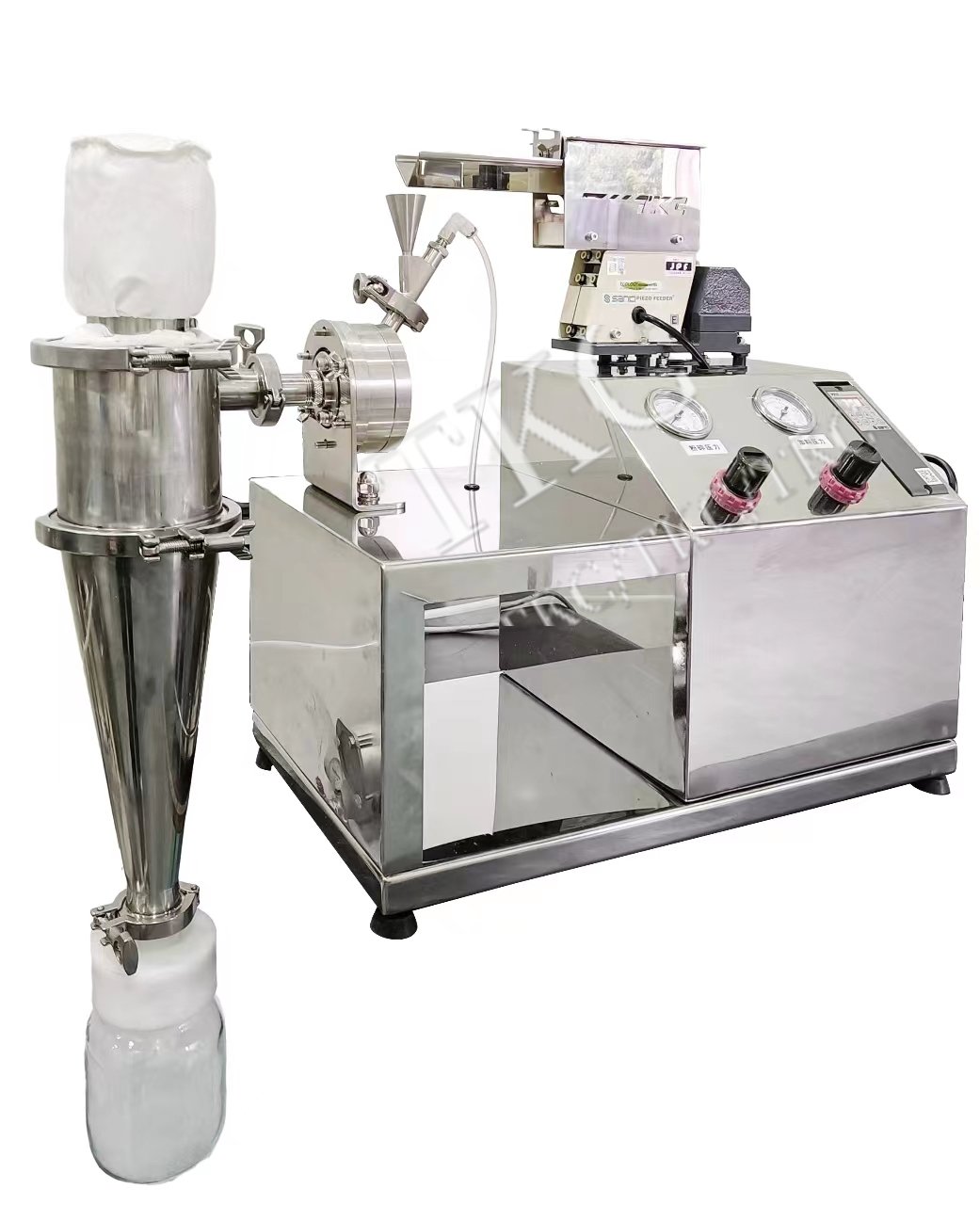 桌上型实验用气流粉碎机TAJ50、TAJ10