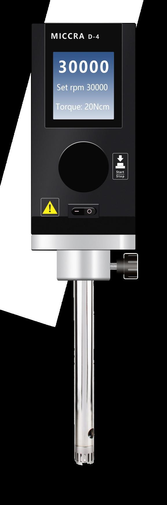 Miccra+数显无刷高速分散机+D-4