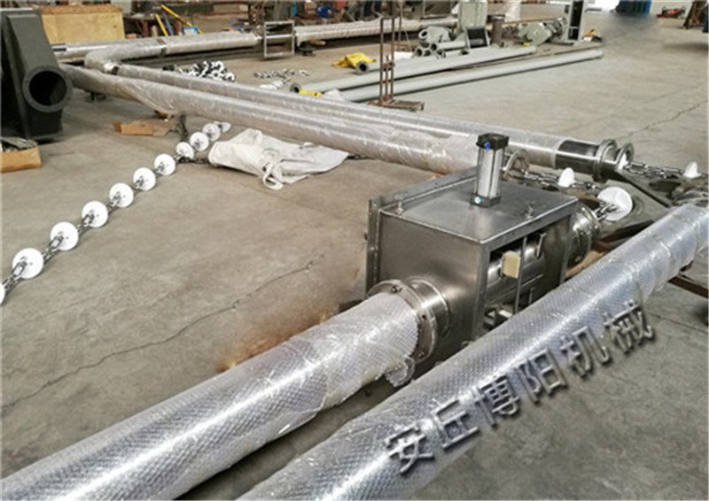 炭黑管链输送机 密闭无尘管道输送机性能优势