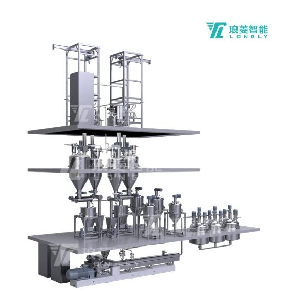 双螺杆匀浆自动化产线