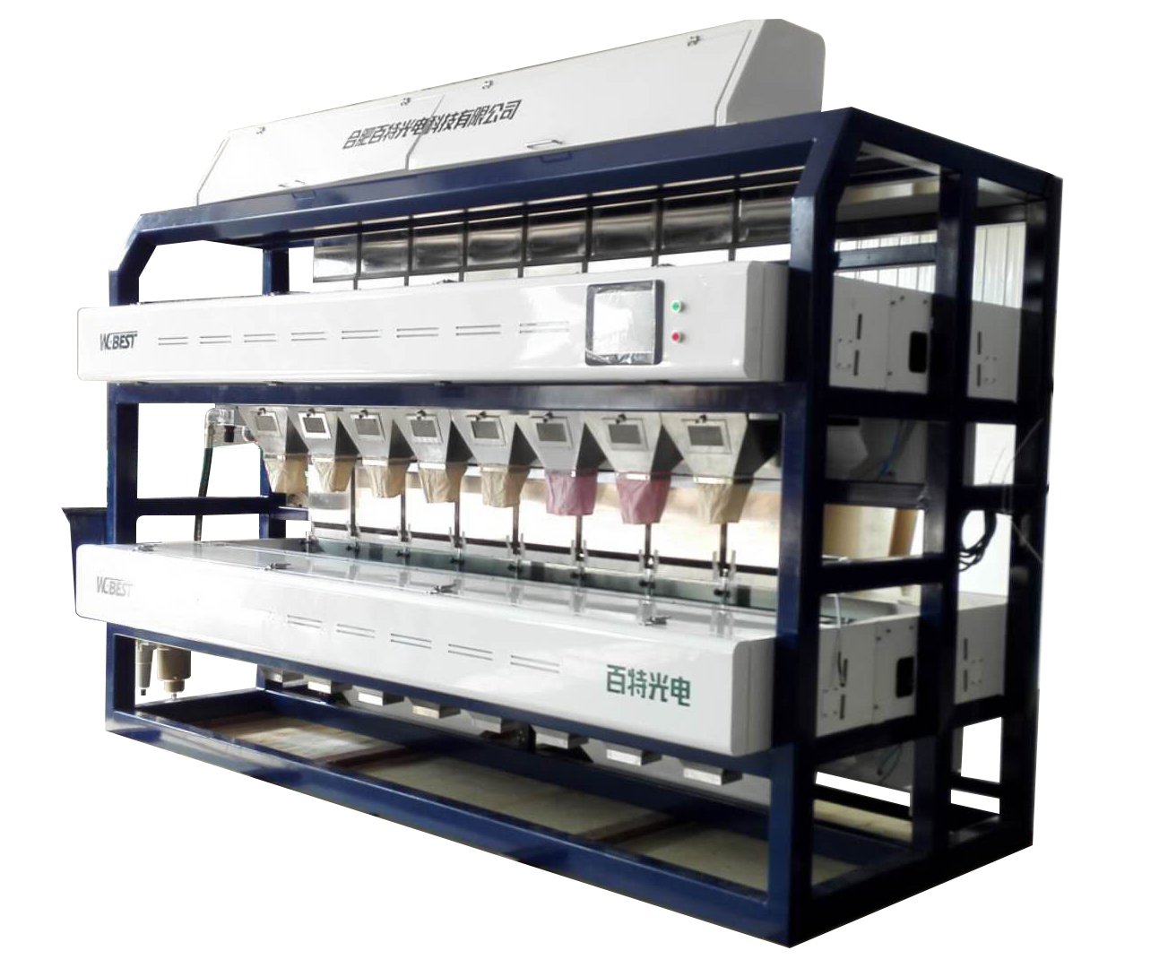 8R双层16-120目石英砂色选机