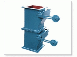 双层重锤式锁风翻板阀