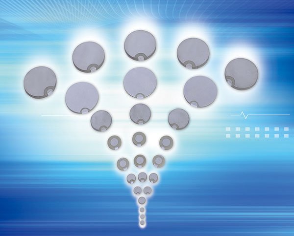 单面引线压电陶瓷元件