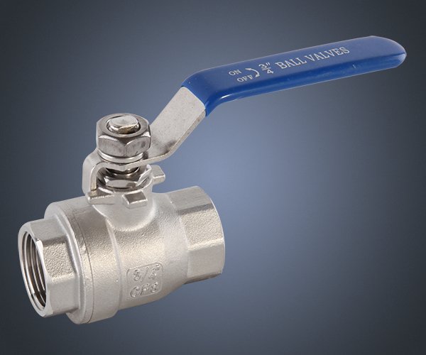 二片式内螺纹球阀八角型