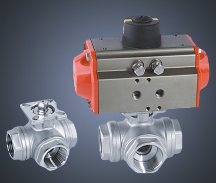 三通高平台内螺纹连接球阀