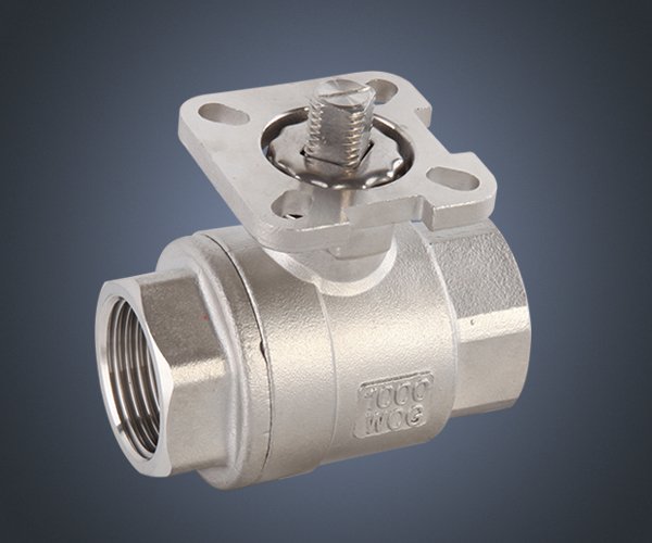 二片式螺纹高平台球阀