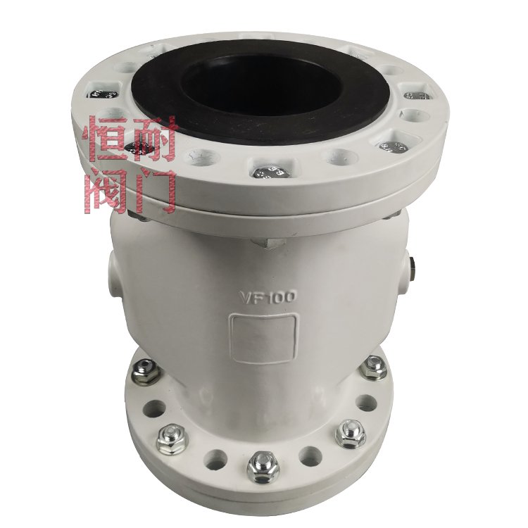 带衬氟法兰夹管阀