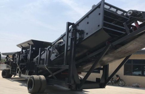 简易式移动破碎站