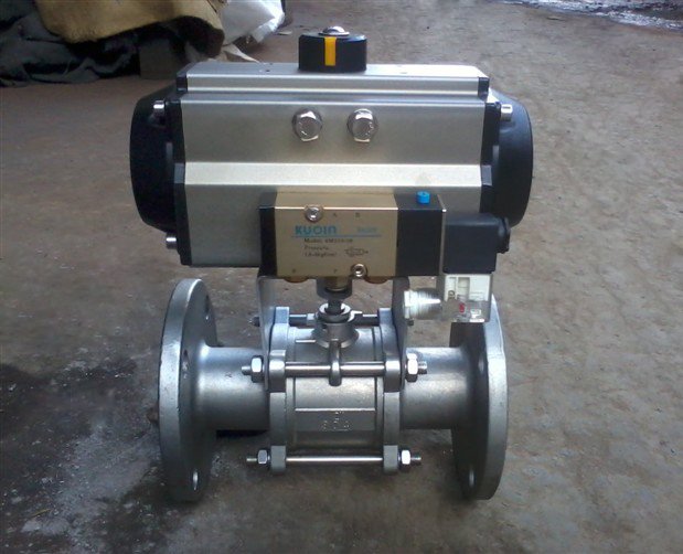 三片式法兰球阀