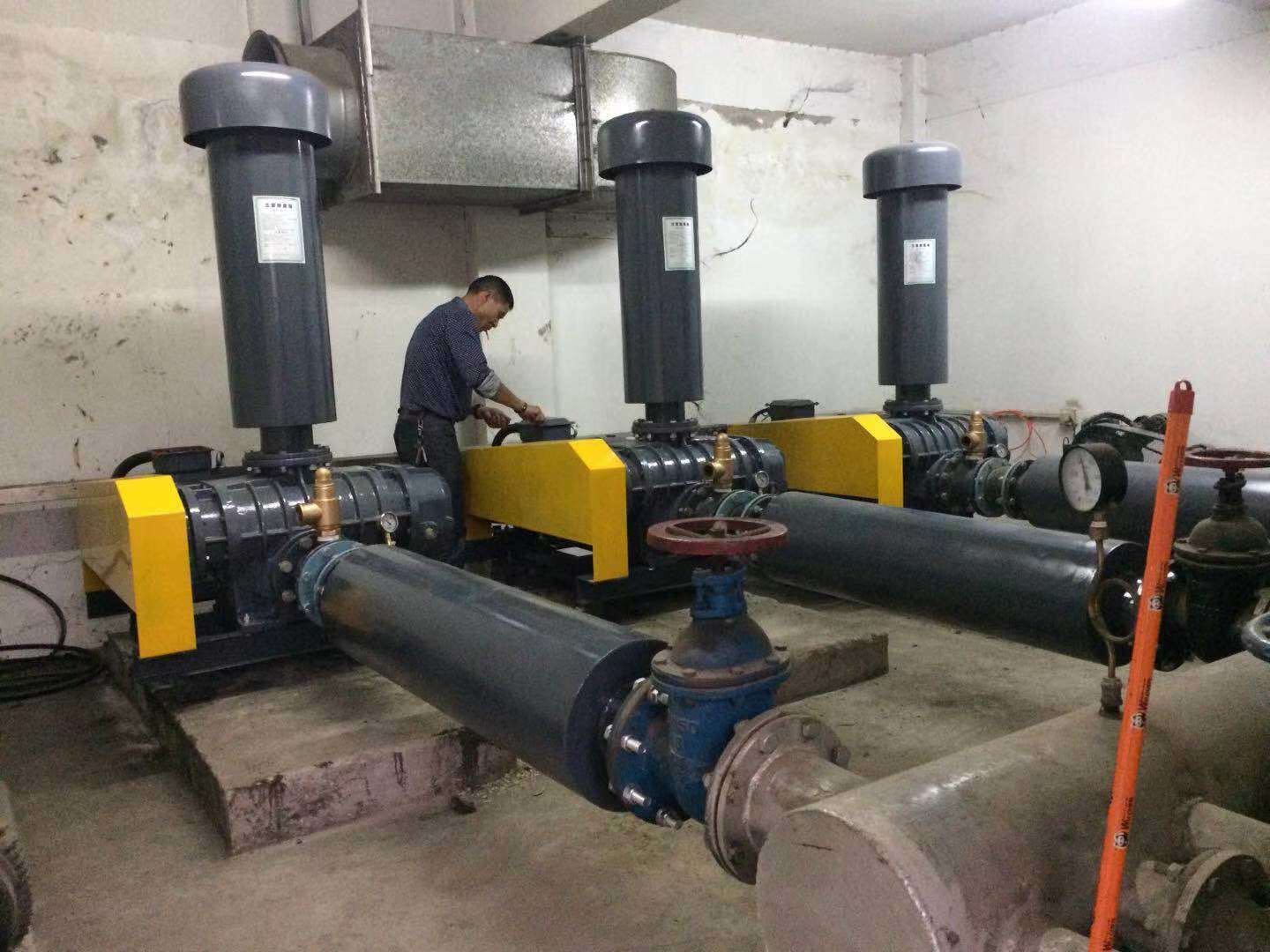 中央供料三叶罗茨风机