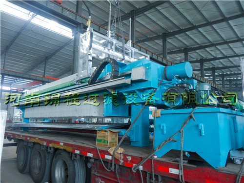 自动拉板可冲洗滤布压滤机