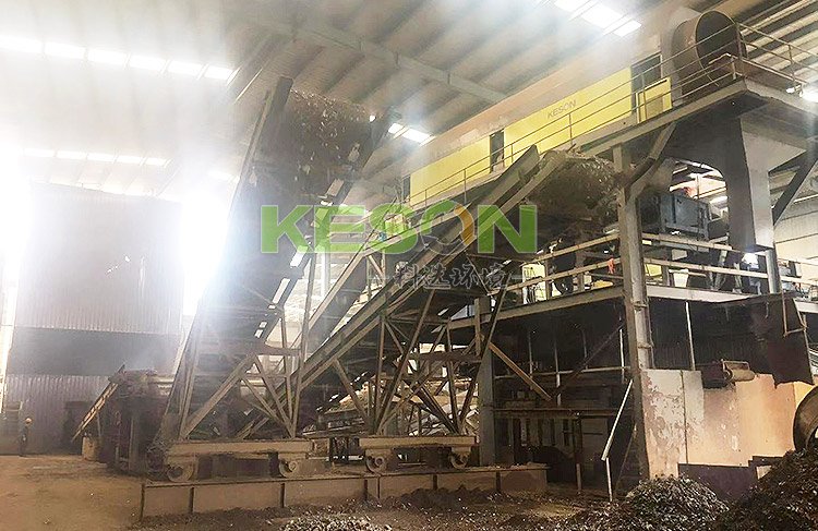 废钢破碎分选线