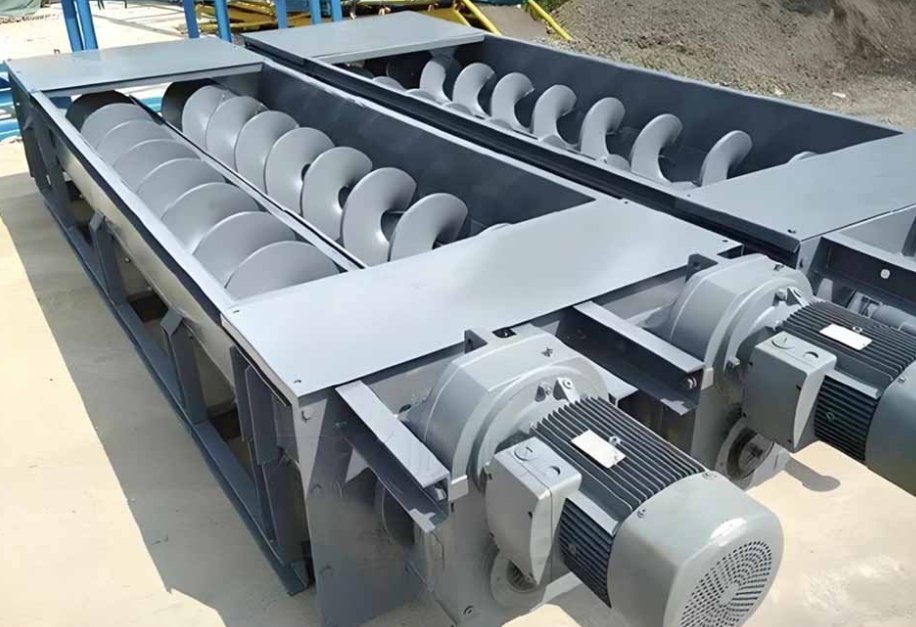 双轴螺旋输送混料机