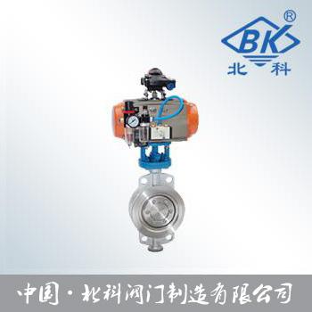 D673W不锈钢对夹气动蝶阀